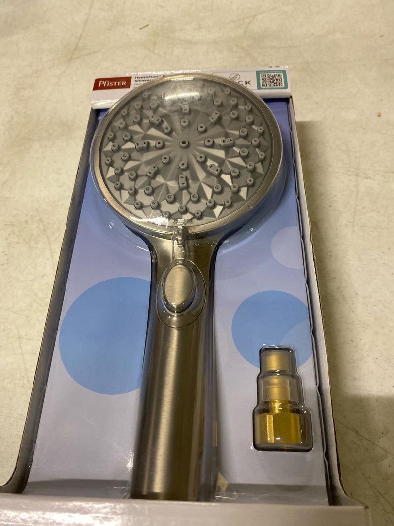 Pfister 016-WS2-HF01QGS HydroFuse 6-Spray Wall Mount Handheld Shower Head with QuickConnect 1.75 GPM in Spot Defense Brushed Nickel