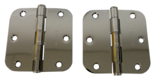 Emtek 91033US14 3.5"x3.5"x2.2mm Plain Bearing Door Hinge- Polished Nickel