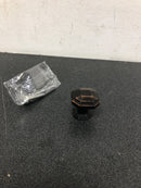 Top Knobs TK286TB Emerald 1-1/8 Inch Geometric Cabinet Knob from the Chareau Collection - Tuscan Bronze