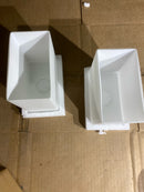 Justice Design Group Lighting FSN-8442-55-OPAL-DBRZ Fusion Era 2-Light Bath Bar, Dark Bronze