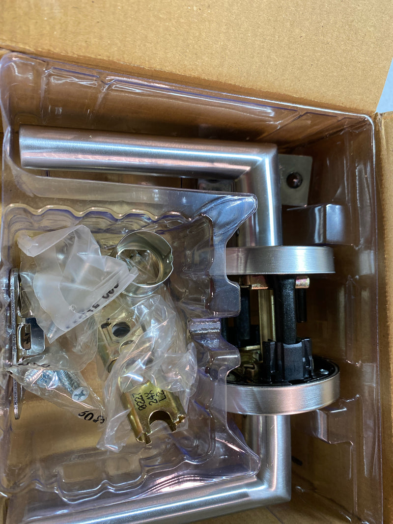 Kwikset 720MIL RDT 26D 6AL RCS Milan Satin Chrome Round Hall/Closet Reversible Door Handle