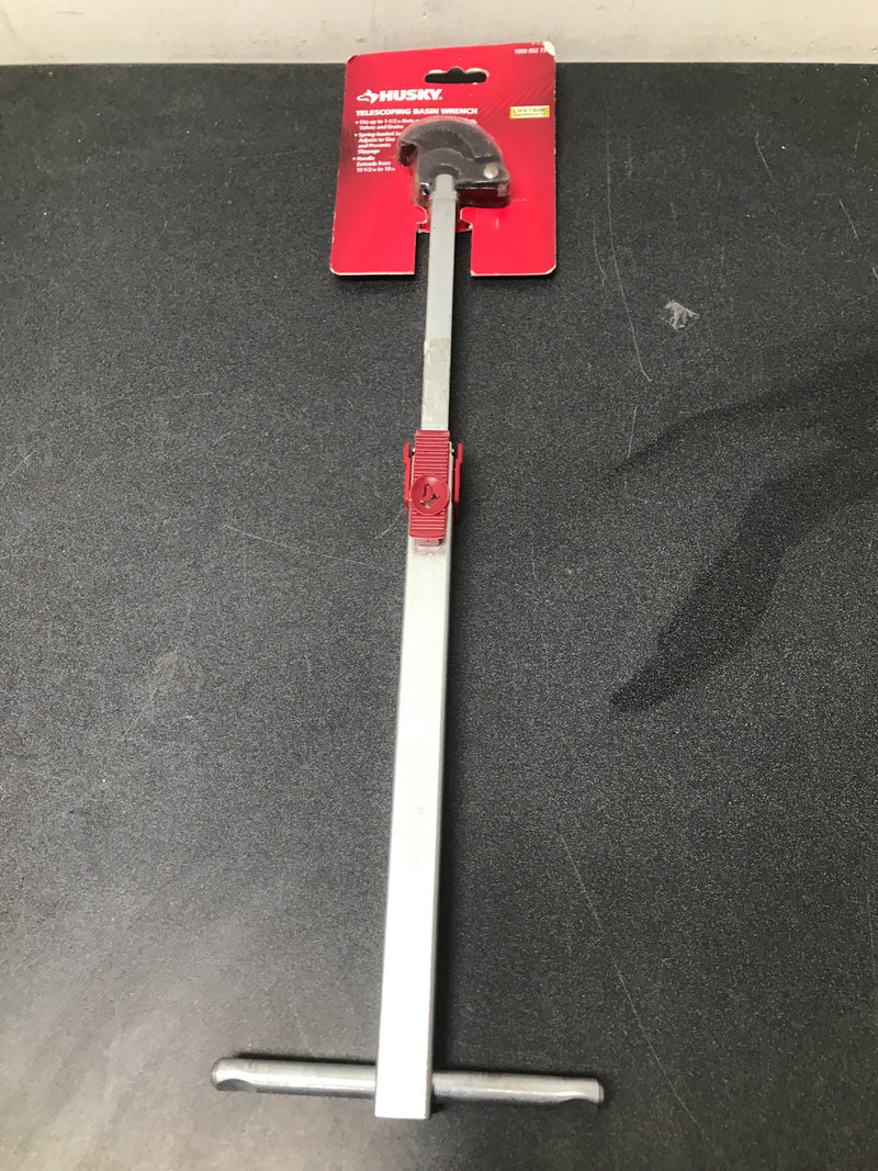 Husky 80-546-111 1-1/2 in. Quick-Release Telescoping Basin Wrench