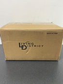 Elegant Lighting LDOD4022BK Raine 7" Wide LED Outdoor Wall Sconce - Black