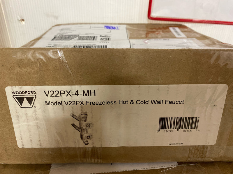 Woodford V22PX-4-MH Vertical Hot and Cold Wall Faucet