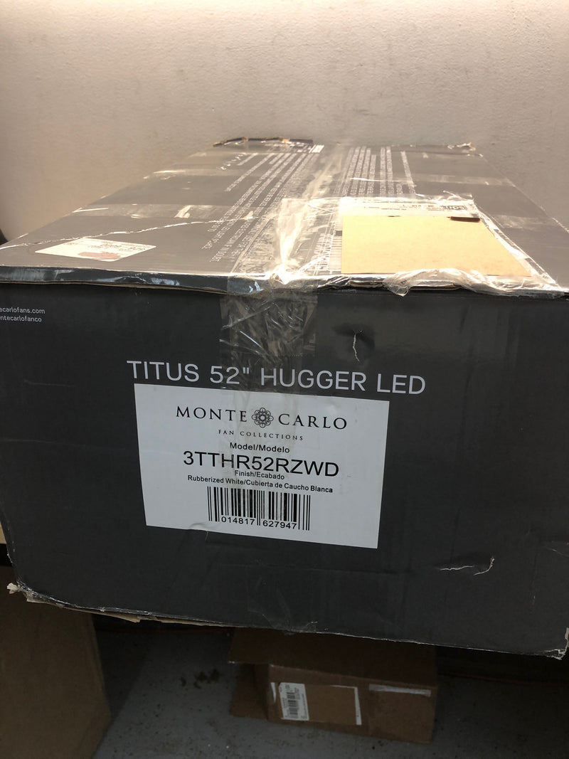 Generation Lighting 3TTHR52RZWD Titus 52 Hugger LED 52" 3 Blade Indoor Ceiling Fan - Matte White