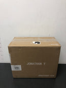 JONATHAN Y Lighting JYL3541A Modernist 2 Light 15" Wide LED Bathroom Vanity Light - Brass Gold / Black