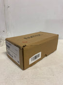 Emtek 5112ROUUS4 Round Knobset Passage Door Knob Set with Modern Rectangular Rose - Satin Brass