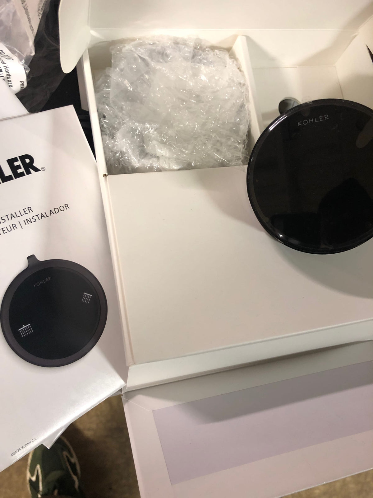 Kohler K-36364-BL Anthem Duo Digital Shower Controller - Matte Black