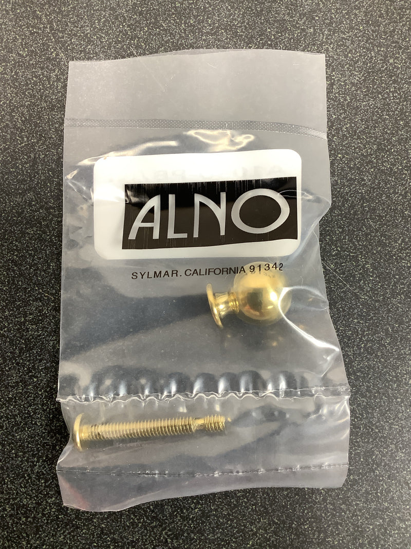 Alno A1030-PB/NL Knobs 5/8 Inch Round Sphere Solid Brass Ball Cabinet Knob / Ball Drawer Knob - Unlacquered Brass
