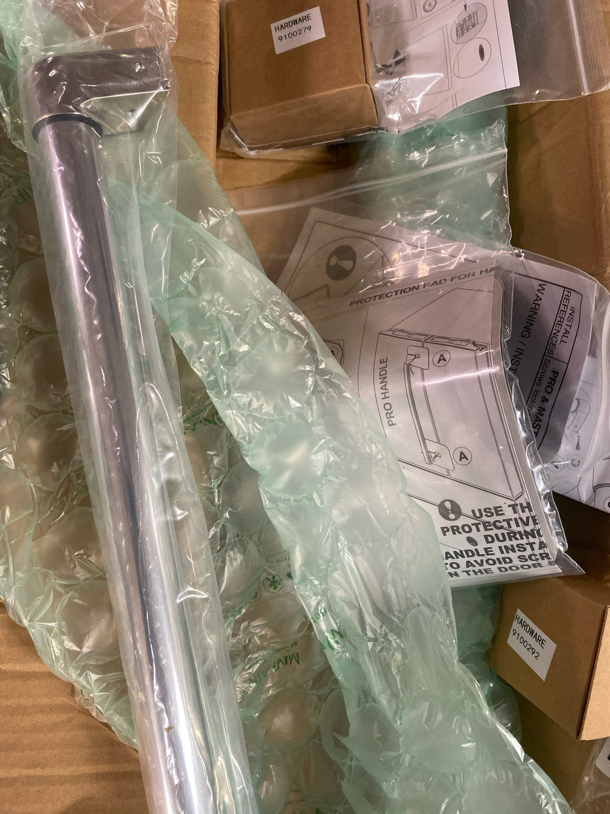 Bertazzoni MASHK30PI Master Series 30 Inch Refrigerator Handle Kit - Stainless Steel