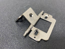 Hardware Resources 0158NI Full Inset Adjustable Wrap Cabinet Door Hinge with 270 Opening Angle - Single Hinge - Polished Nickel