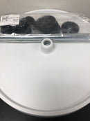 Rev-A-Shelf 3072-18-11-52 Value Line 18 Inch Full Circle 2 Shelf Lazy Susan Set with Adjustable 26-31 Inch Shaft - White