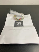 Vermont Modern 151030-SKT-26-90 Filament Single Light 10-3/16" Wide Pendant with Wire Wrap Accent - Silver / Satin Red