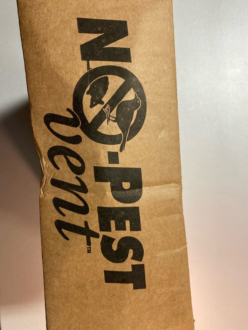 No-pest vent NPVW 4 in. Low Profile Dual Door Wall Vent in White