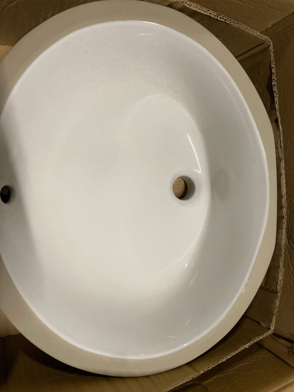 Signature Hardware SHU1714WH Mangrove 20" Oval Vitreous China Undermount Bathroom Sink - White