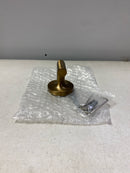 ICO Bath V70219 Volkano Glow Single Robe Hook - PVD Brushed Bronze