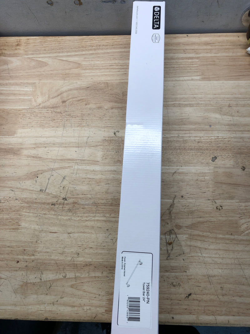 Delta 759240 Trinsic 24" Wall Mounted Towel Bar - Brilliance Polished Nickel