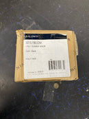 Baldwin 5015190IDM 5015 Non-Turning One-Sided Dummy Door Knob with 5048 Rose from the Estate Collection - Satin Black