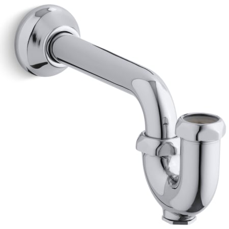 Kohler K-8998-CP Adjustable P-Trap with tubing outlet for 1.25" OD Inlet and 1.25" OD Outlet - Polished Chrome