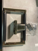 Amerock BH26612PNBBR Esquire 5-1/4" Wall Mounted Towel Ring - Polished Nickel / Black Bronze