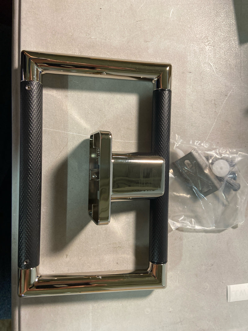 Amerock BH26612PNBBR Esquire 5-1/4" Wall Mounted Towel Ring - Polished Nickel / Black Bronze