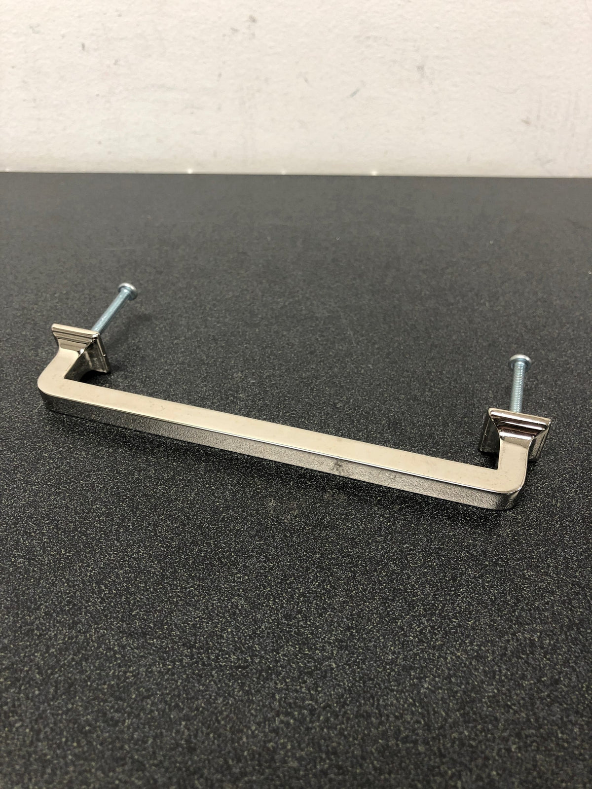 Schaub and Company 537-PN Menlo Park 6" Center to Center Squared Cabinet Handle / Drawer Pull with Curved Corners - Polished Nickel
