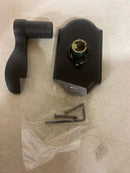 Weslock R7105H1--0020 Carlow Right Handed Single Dummy Door Lever Set with Premiere Rose from the Molten Bronze Collection - Oil Rubbed Bronze