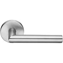 Emtek S200ST-SS Stuttgart Stainless Steel Privacy Door Lever Set - Brushed Stainless Steel