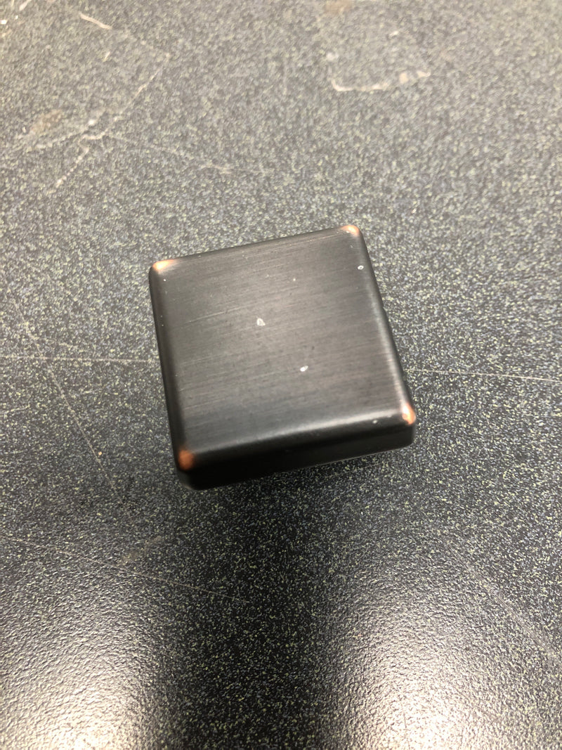 Amerock BP55273ORB Blackrock 1-1/2 Inch Square Cabinet Knob - Oil Rubbed Bronze