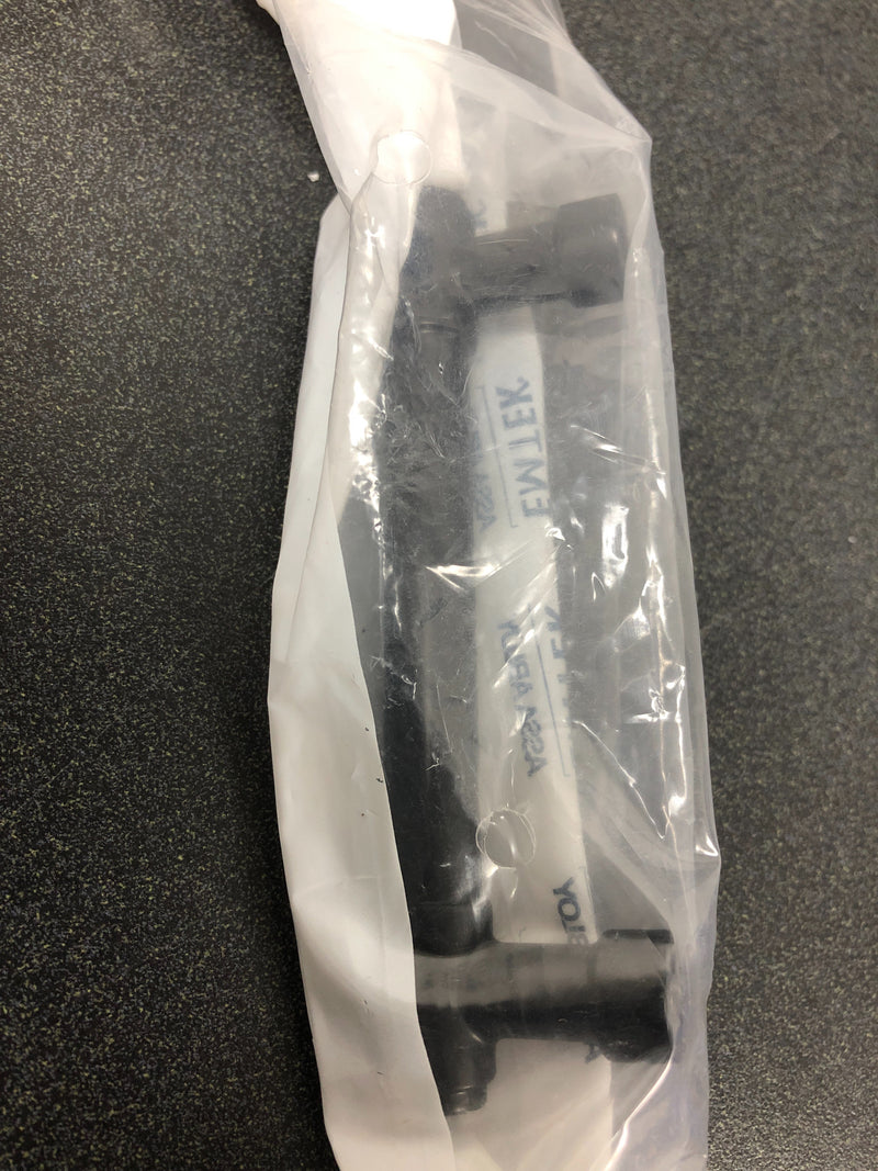 Emtek 86686US10B Jasper 3-1/2 Inch Center to Center Bar Cabinet Pull from the Industrial Modern Collection - Oil Rubbed Bronze