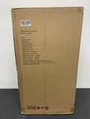 Amazon Brand – Rivet Mid-Century Swiveling Wall Sconce with Bulb, 11"H, Black and Antique Brass