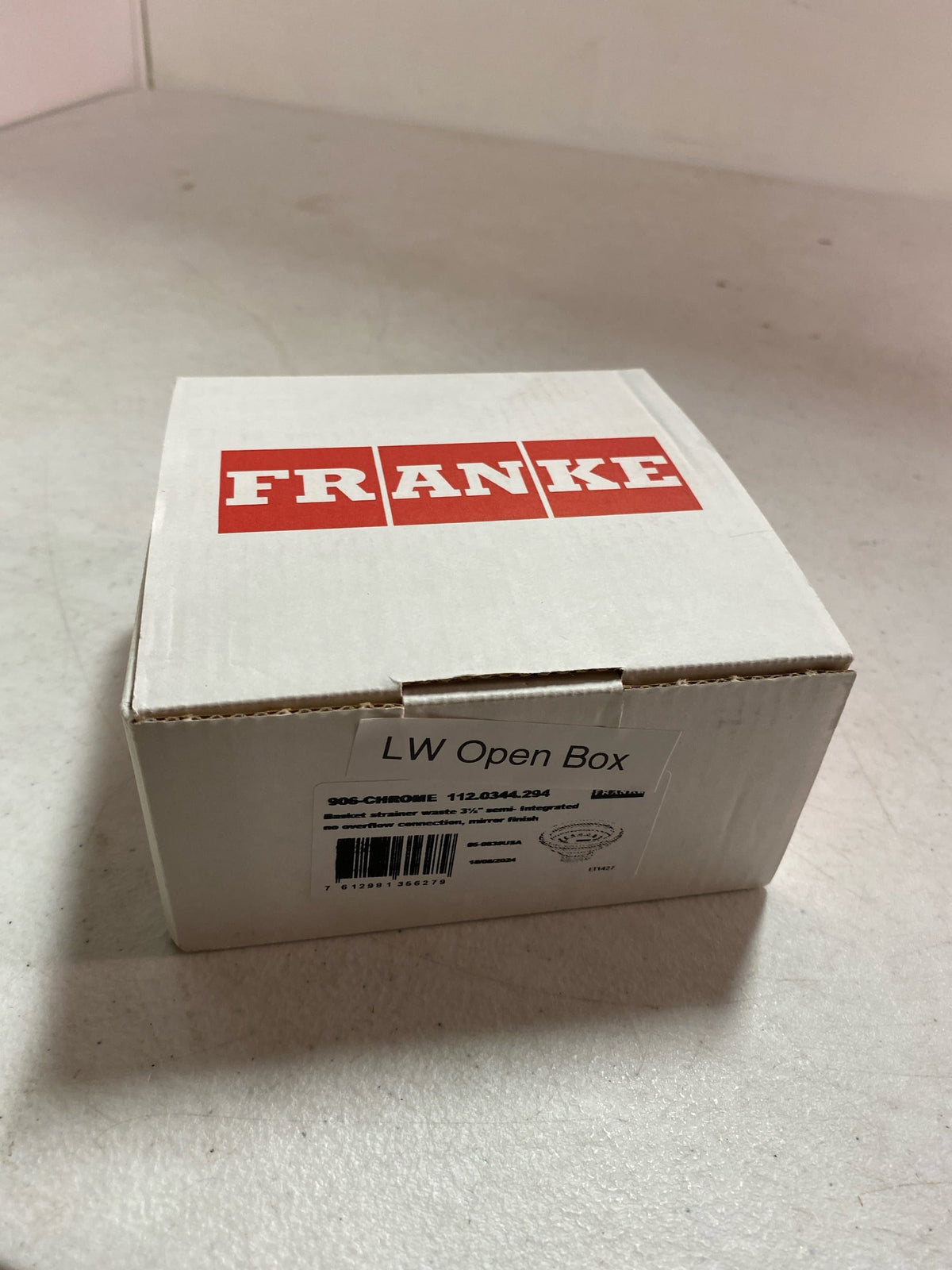 Franke 906 3-1/2" Universal Sink Strainer Drain Basket - Chrome