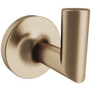 ICO Bath V70219 Volkano Glow Single Robe Hook - PVD Brushed Bronze