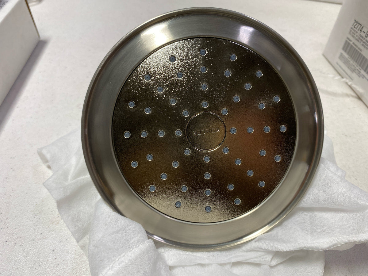 Kohler K-76472-G-BN HydroRail-S 1.75 GPM Single Function Shower Head with MasterClean Technology - Included Handshower, Slide Bar, and Hose - Vibrant Brushed Nickel