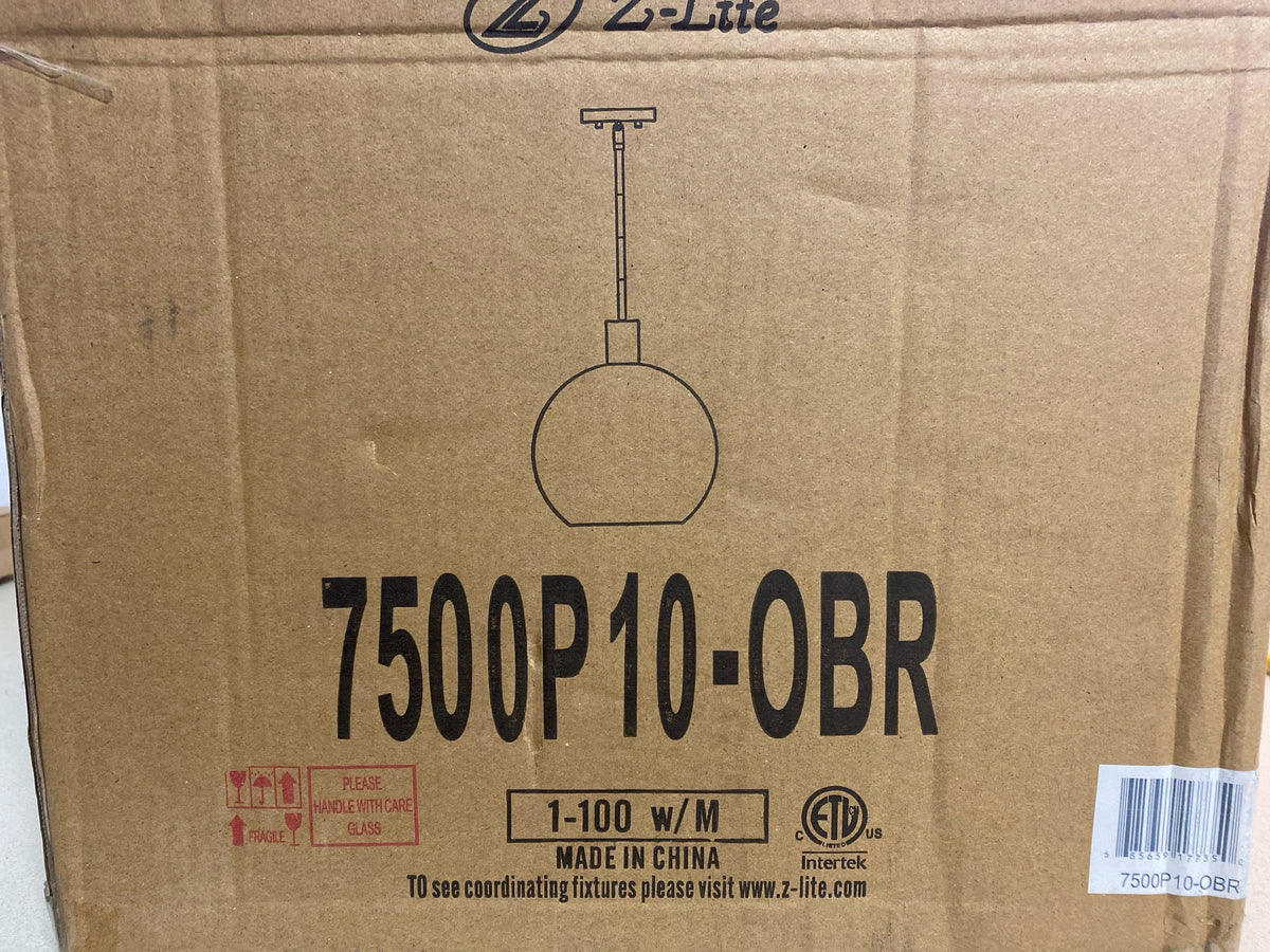 Z-Lite 7500P10-OBR Margo 10" Wide Mini Pendant - Olde Brass