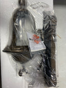 The Great Outdoors 73241-748 Havenwood 1 Light 19" Tall Outdoor Wall Sconce with Clear Hammered Glass - Tavira Bronze / Alder Silver