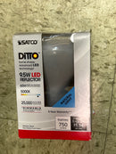 Satco Lighting S9623 Single 9.5 Watt Dimmable BR30 Medium (E26) LED Bulb - 750 Lumens and 5000K - Frosted White