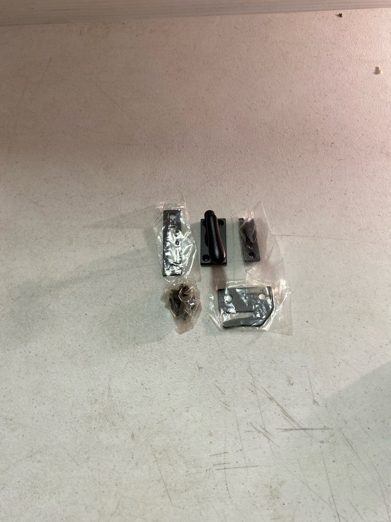 Deltana CF66U10B Medium 4 Piece Solid Brass Window Casement Fastener - Oil Rubbed Bronze