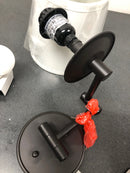 Amazon Brand – Ravenna Home Adjustable Shaded Wall Sconce with LED Light Bulb, 13.75"H, Dark Bronze