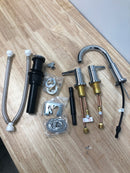 Delta 35749LF Nicoli 1.2 GPM Widespread Bathroom Faucet with Push Pop-Up Drain Assembly - Chrome