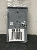 Carlon HB1BL 1-Gang Blank Handy Box Cover (Gray)
