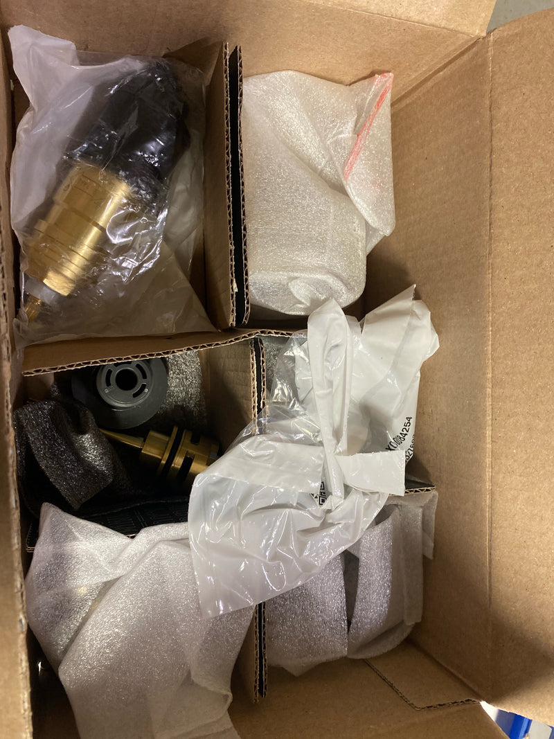 Brizo T75698-PN Levoir Thermostatic Valve Trim with Integrated Volume Control and 6 Function Diverter for Three Shower Applications - Less Rough-In - Brilliance Polished Nickel