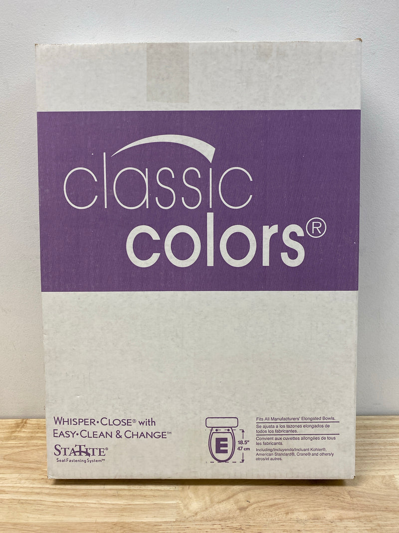 Bemis 1200SLOWT 068 Elongated Closed-Front Toilet Seat and Lid with Whisper-Close, Easy-Clean & Change, and STA-TITE Seat Fastening System - Fawn Beige