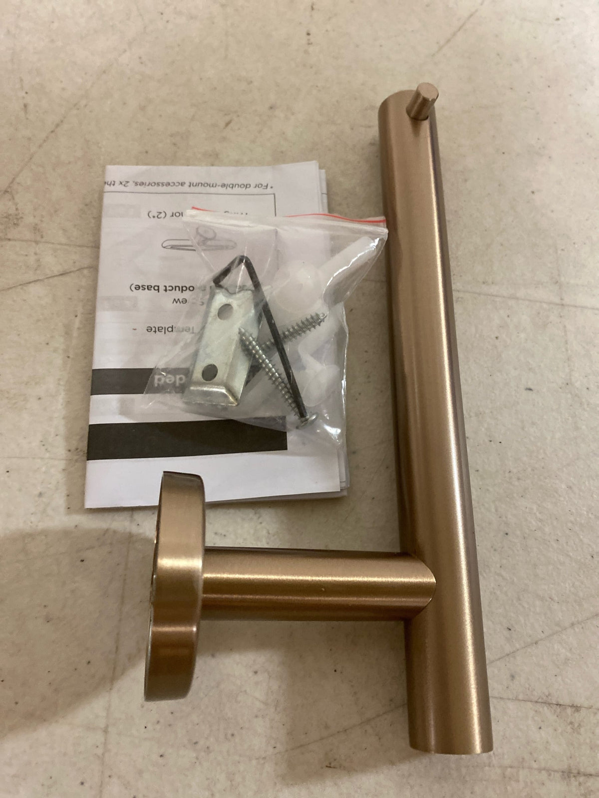Amerock BH26540CZ Arrondi Wall Mounted Euro Toilet Paper Holder - Champagne Bronze