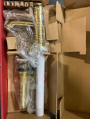 Pfister LG42NBG00 Contempra Single Control Centerset Bathroom Faucet, 4", Brushed Gold