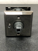 Baldwin PVFEDTSR055 Federal Privacy Leverset with Traditional Square Rose - Polished Nickel
