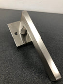 Emtek 510HLOUS15 Helios Brass Modern Passage Door Lever Set from the Contemporary Collection - Satin Nickel