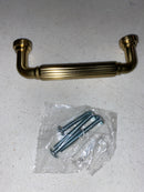 Amerock BP37702BBZ Cowrie 3-3/4 Inch Center to Center Fluted Handle Cabinet Pull - Golden Champagne