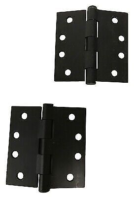 Emtek 9201419 Plain Bearing Steel Hinges - Flat Black