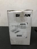 Broan-NuTone AE80SL Invent ENERGY STAR Certified Humidity Sensing Fan with LED Light, 80 CFM 0.8 Sones, White, 75 Sq Ft Rooms